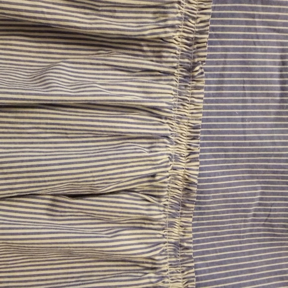 Blue striped peplum tank - Picture 3 of 4